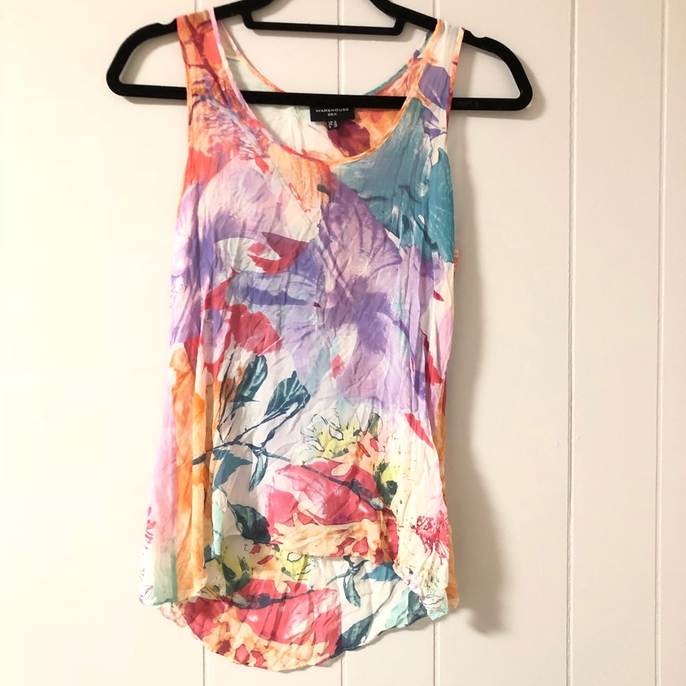 Summer time breezy top 🌞100% silk